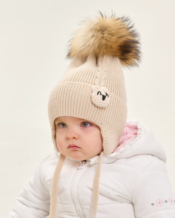 Nikola.155kПЄ (Комплект: шапка на завʼязках та снуд)